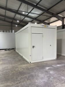Eurocontain Bürocontainer 20 ft (RAL 7035)